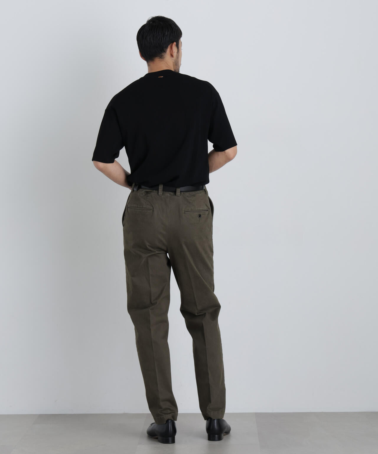 NewOnTrousers フェードサテンSlim テーパー