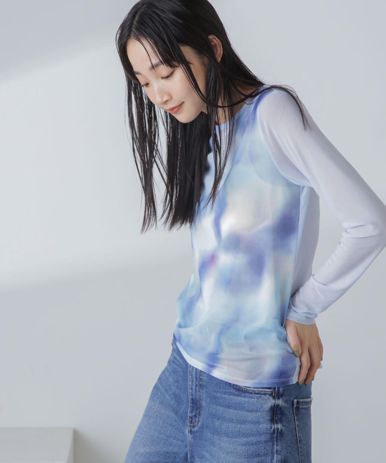 ストレッチチュール 前後2wayシアートップス