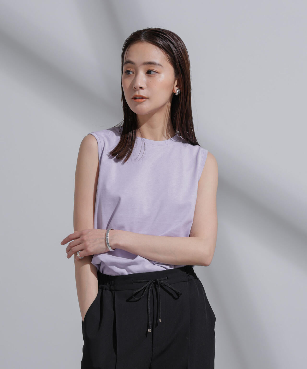 Anti Soaked(R) 汗染み防止 カラフルノースリTシャツ