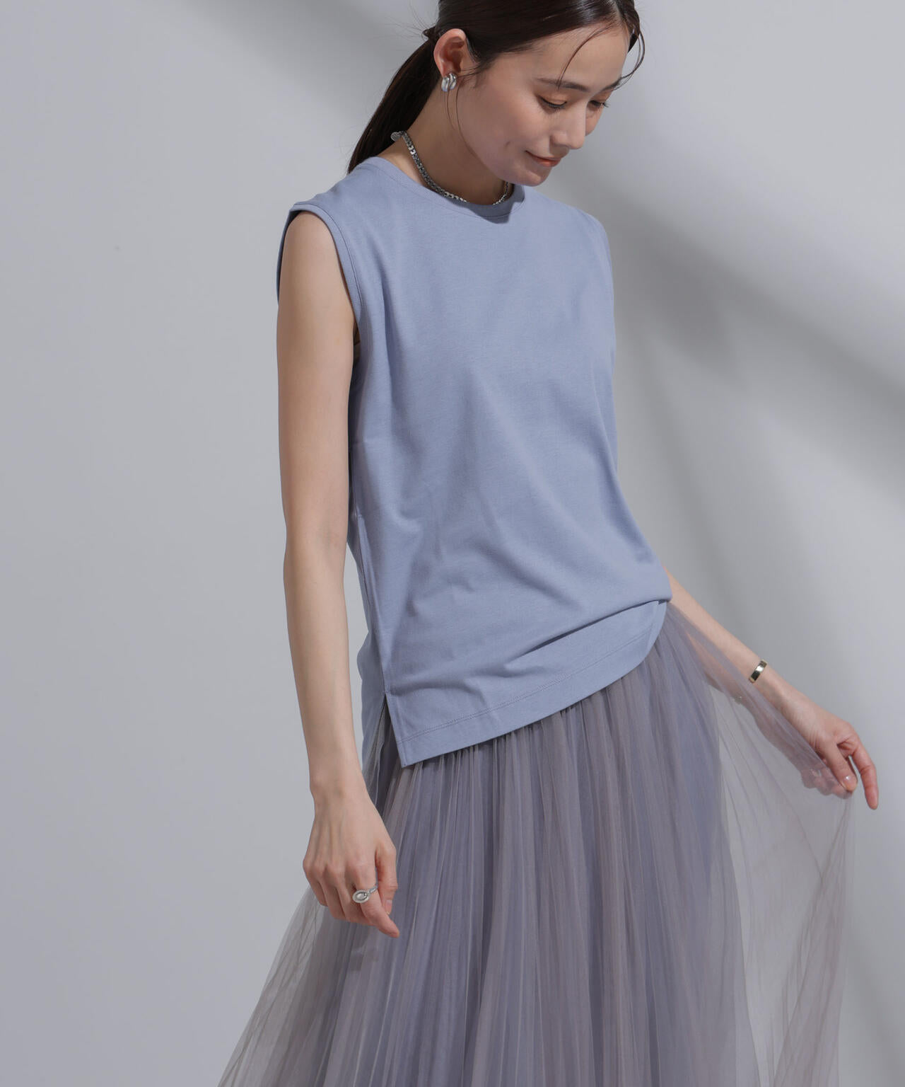 Anti Soaked(R) 汗染み防止 カラフルノースリTシャツ