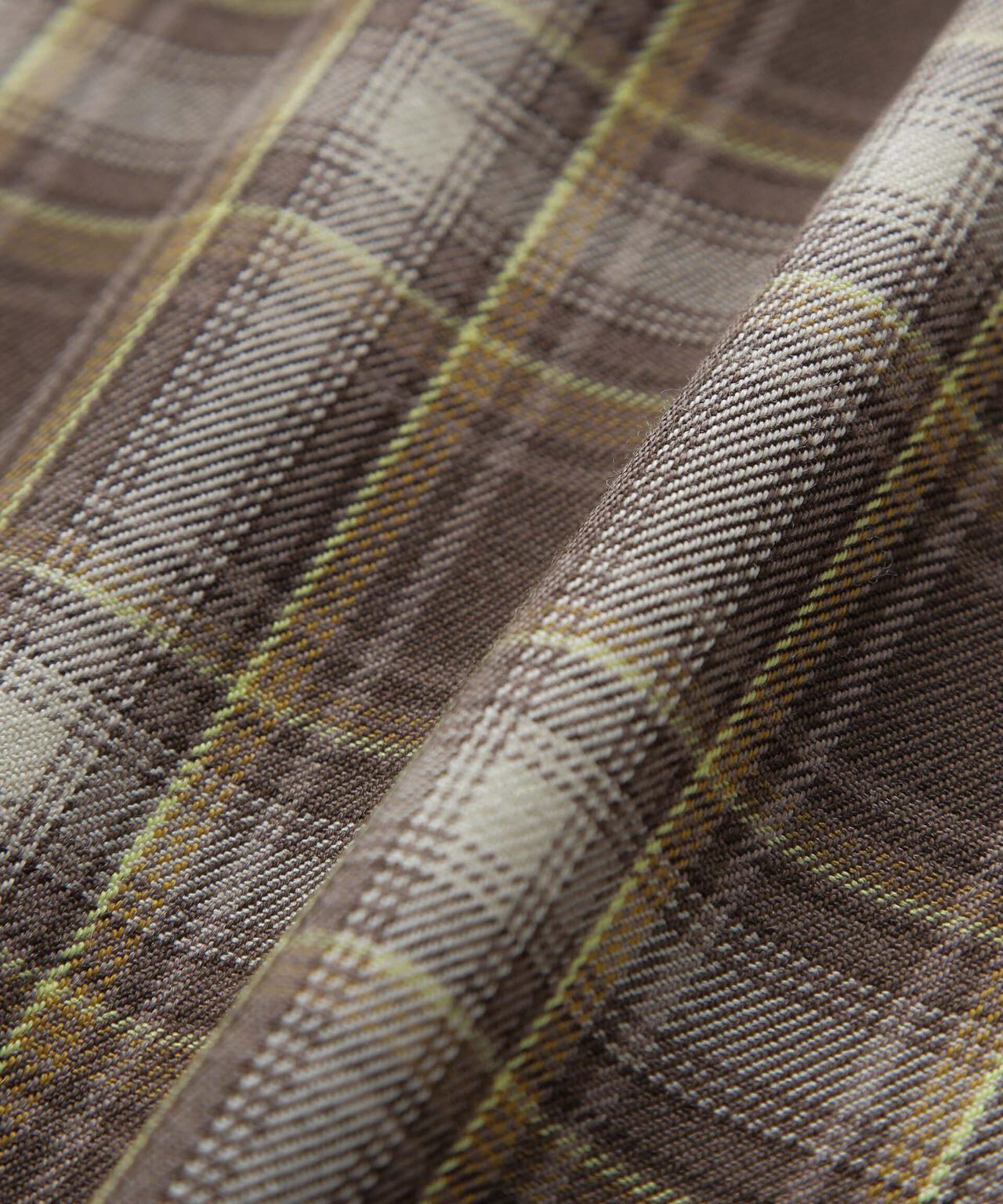 チェックショートブルゾン