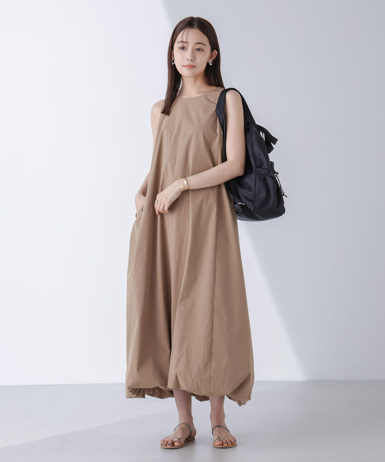 At PARK&DAILYWEAR/ノースリバルーンワンピース