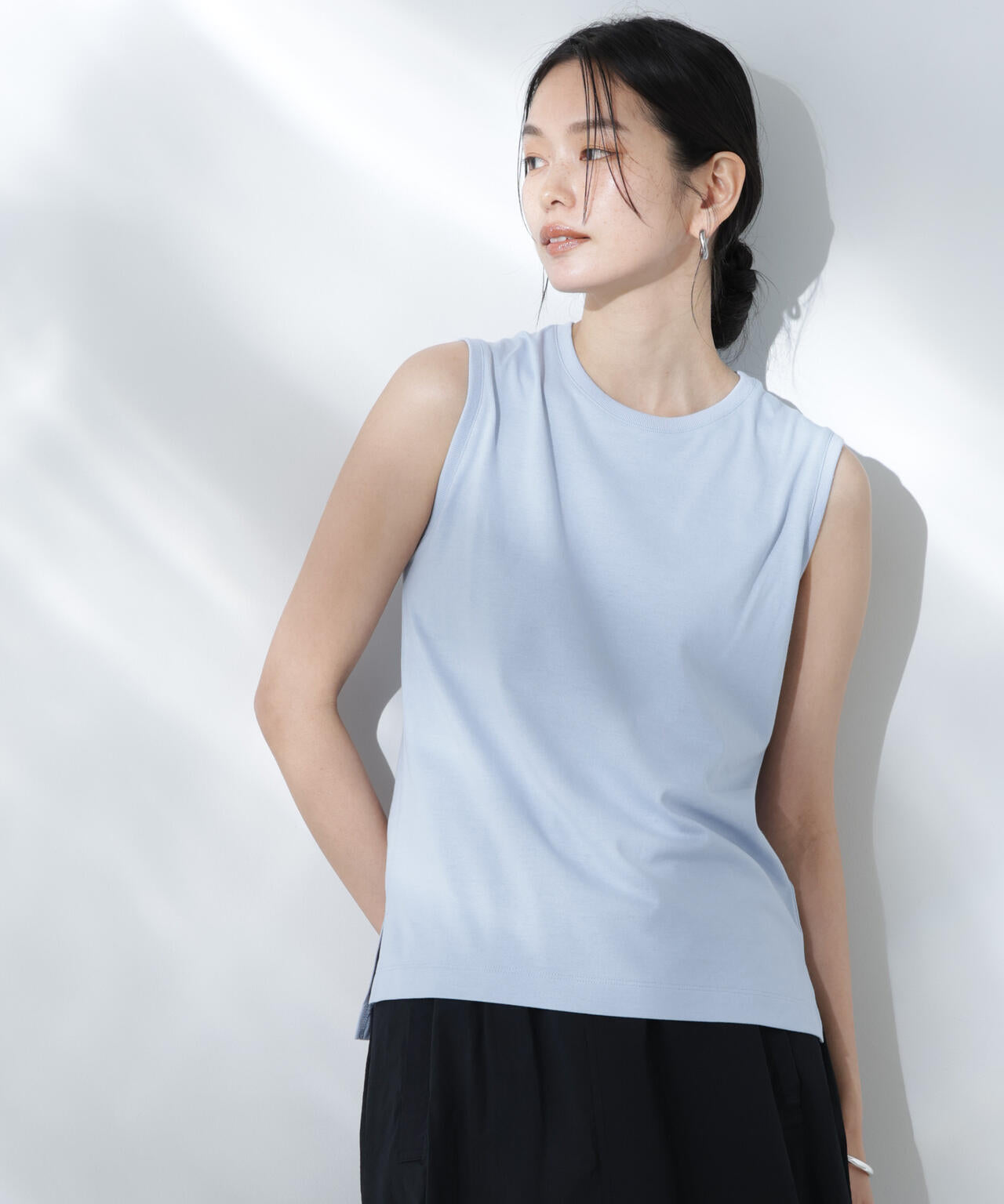 Anti Soaked(R) 汗染み防止カラフルノースリTシャツ