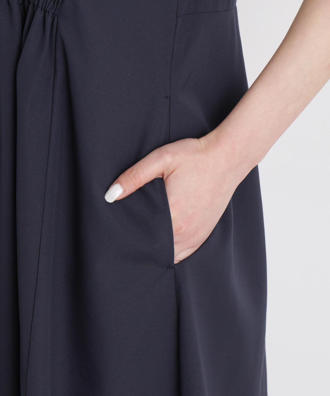 MINOTECH(R) ノースリーブギャザーマキシワンピース
