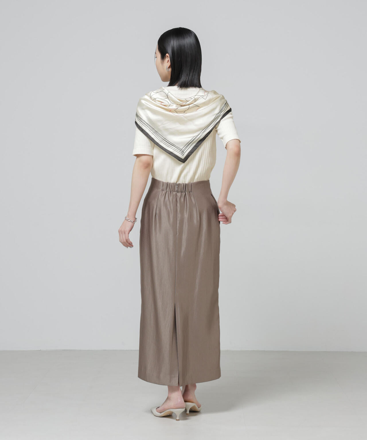 Anti Soaked(R) 汗染み防止クルーネックリブTシャツ