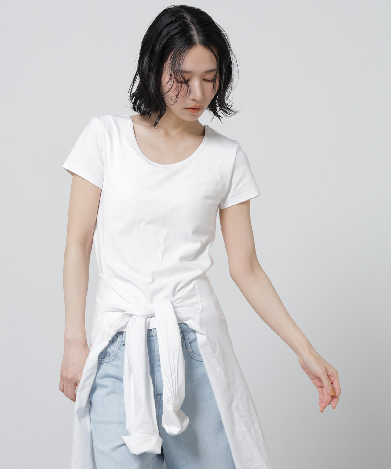 Anti Soaked(R) 汗染み防止カップ付きTシャツ