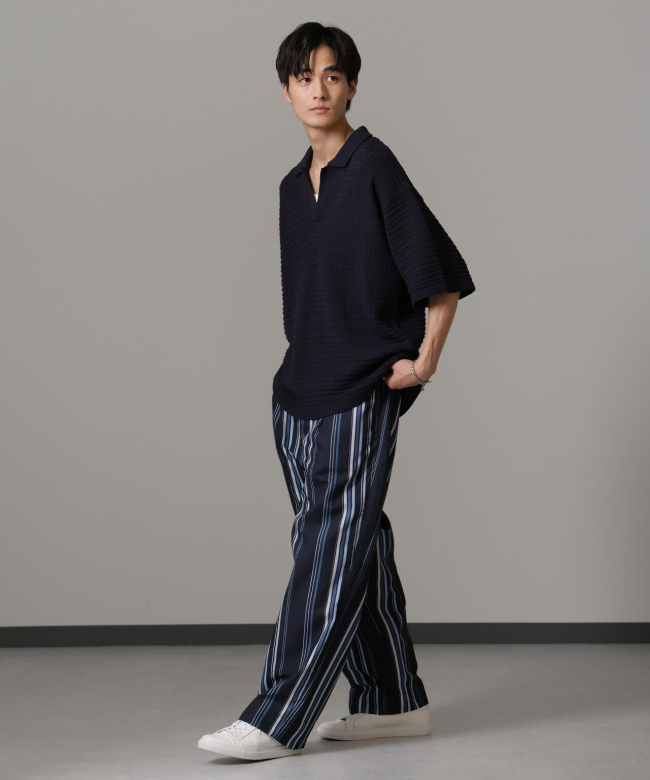 オリジナルパターンイージーパンツ