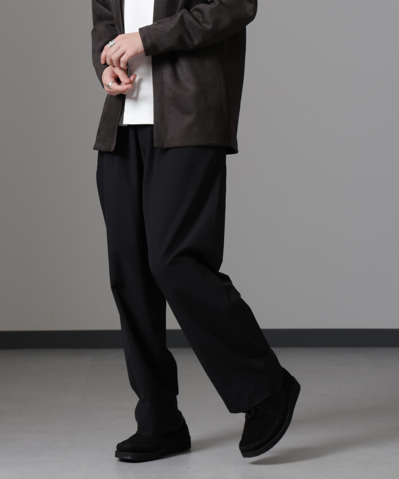 ストレッチワイドイージーパンツ(セットアップ可)