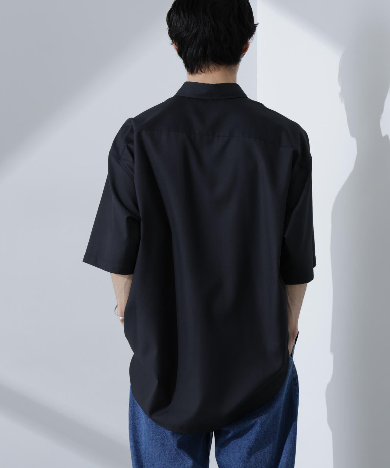 ビッグドレープシャツ 半袖