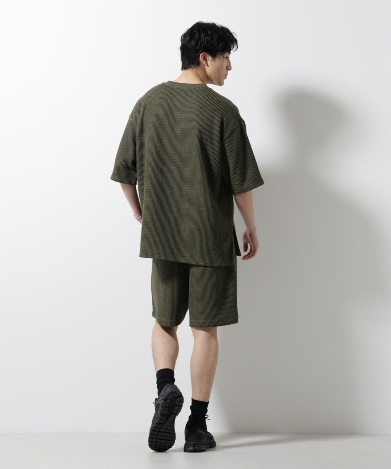 ジャガードニットソーショートパンツ(セットアップ可)