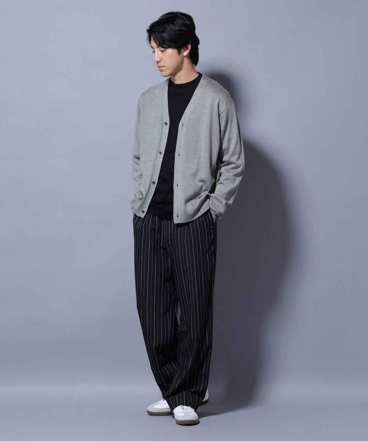 タスマニアミックスベーシックカーディガン