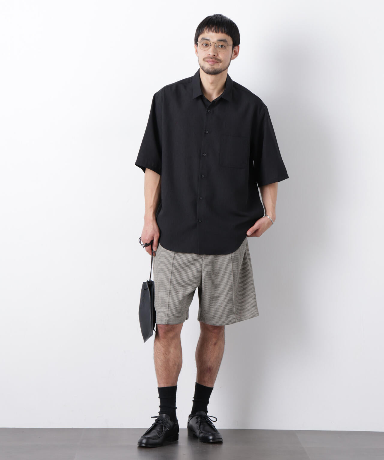 テックリネンシャツ 半袖(セットアップ可)