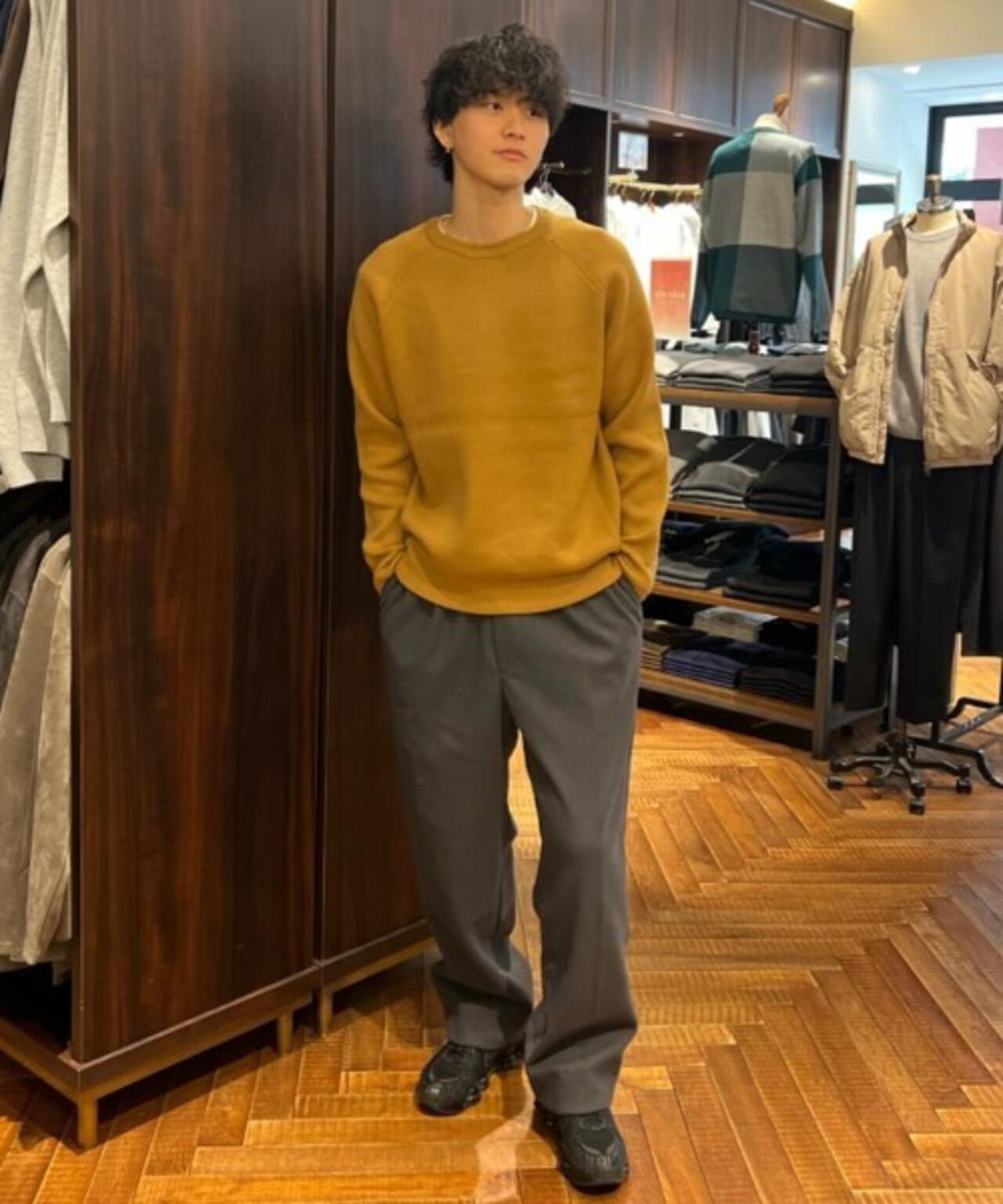 ウォッシャブル ダブルフェイスニット