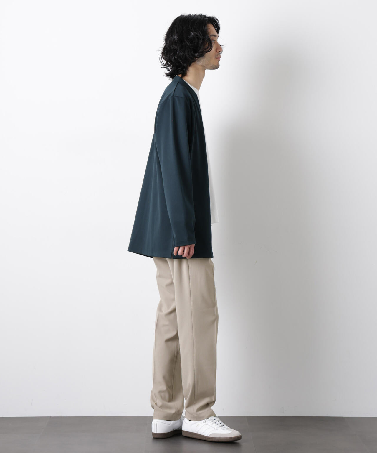 ALWAYS EASY ワンタックスラックス(セットアップ可)