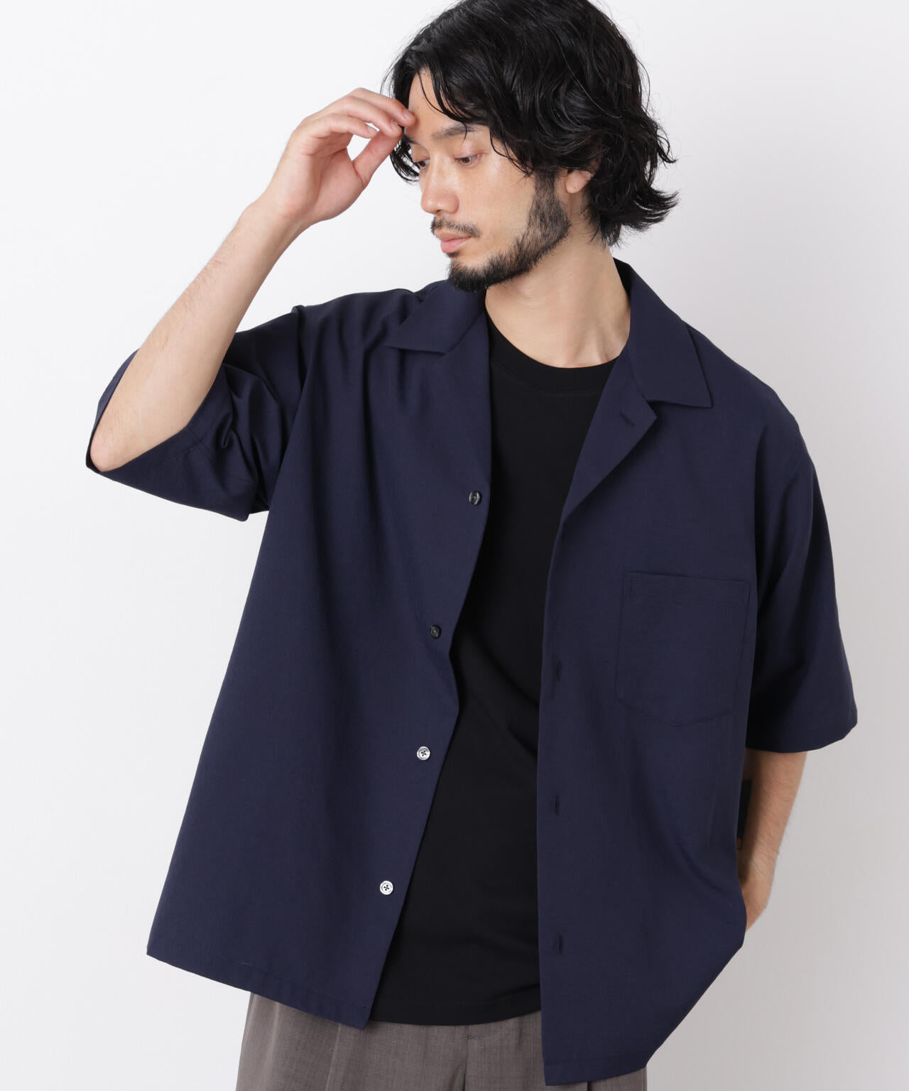 181cm B:75 W:73 H:90 着用サイズ:L