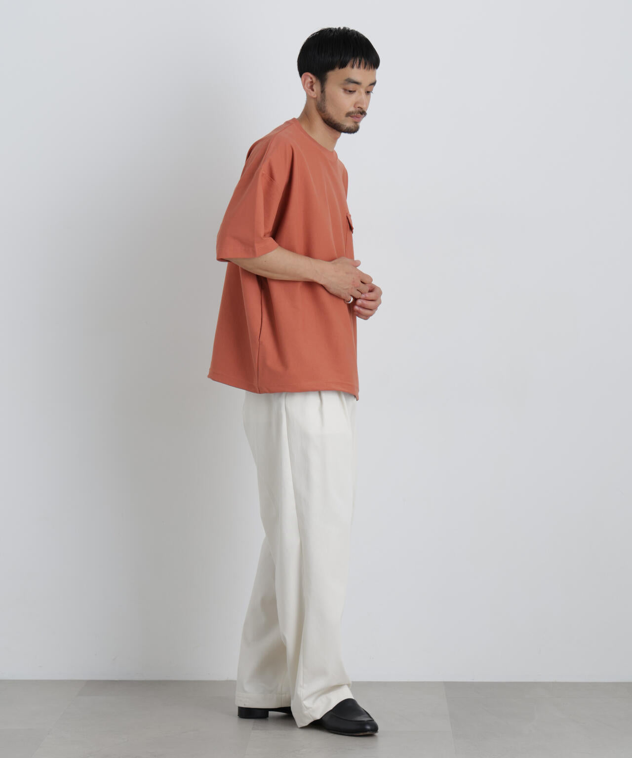 リングドットポケットTシャツ半袖