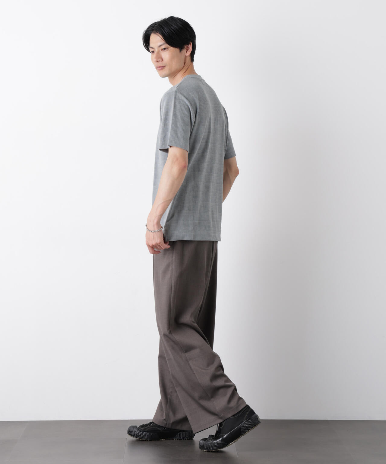 ストレッチジャガードTシャツ 半袖