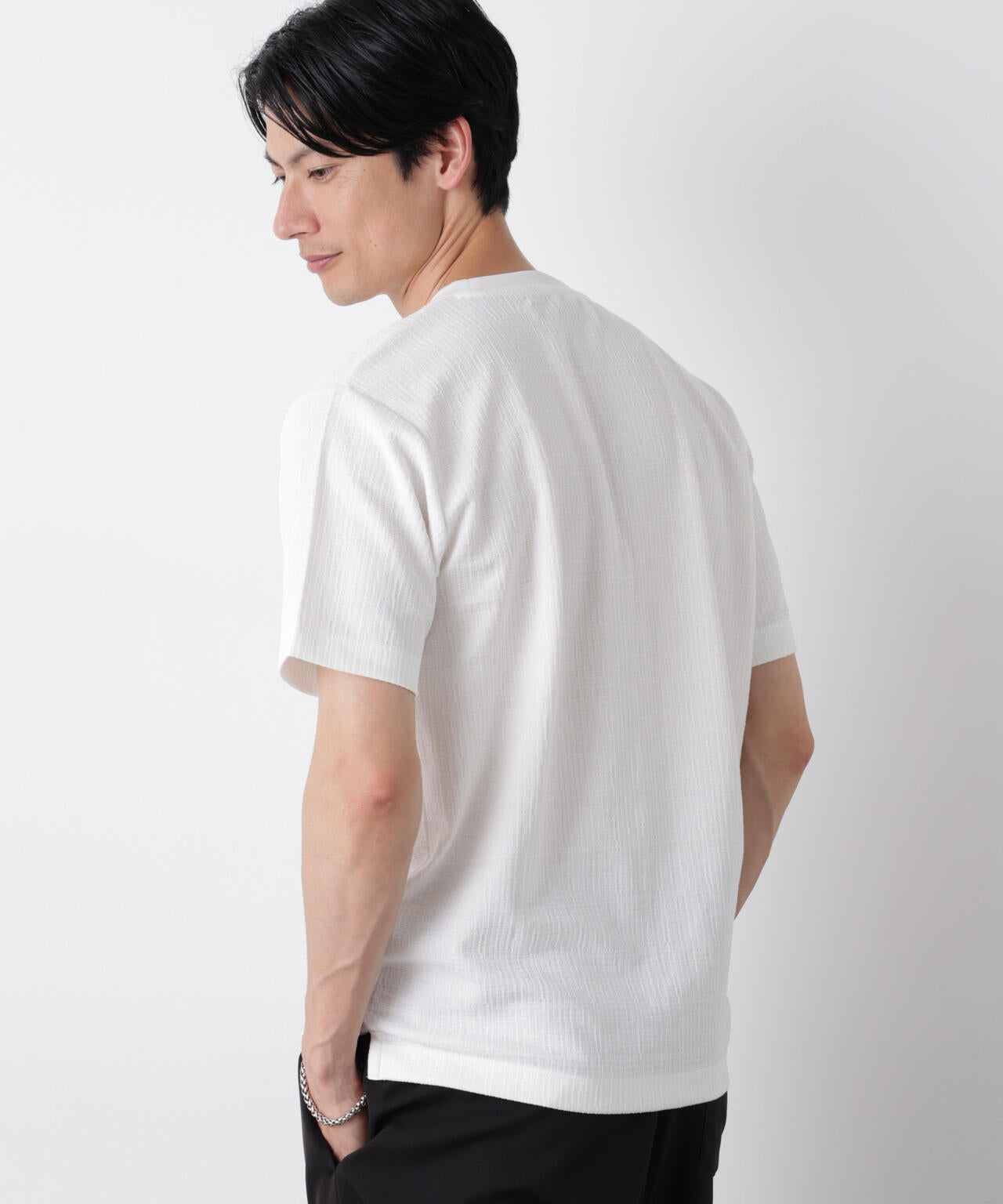 ストレッチジャガードTシャツ 半袖