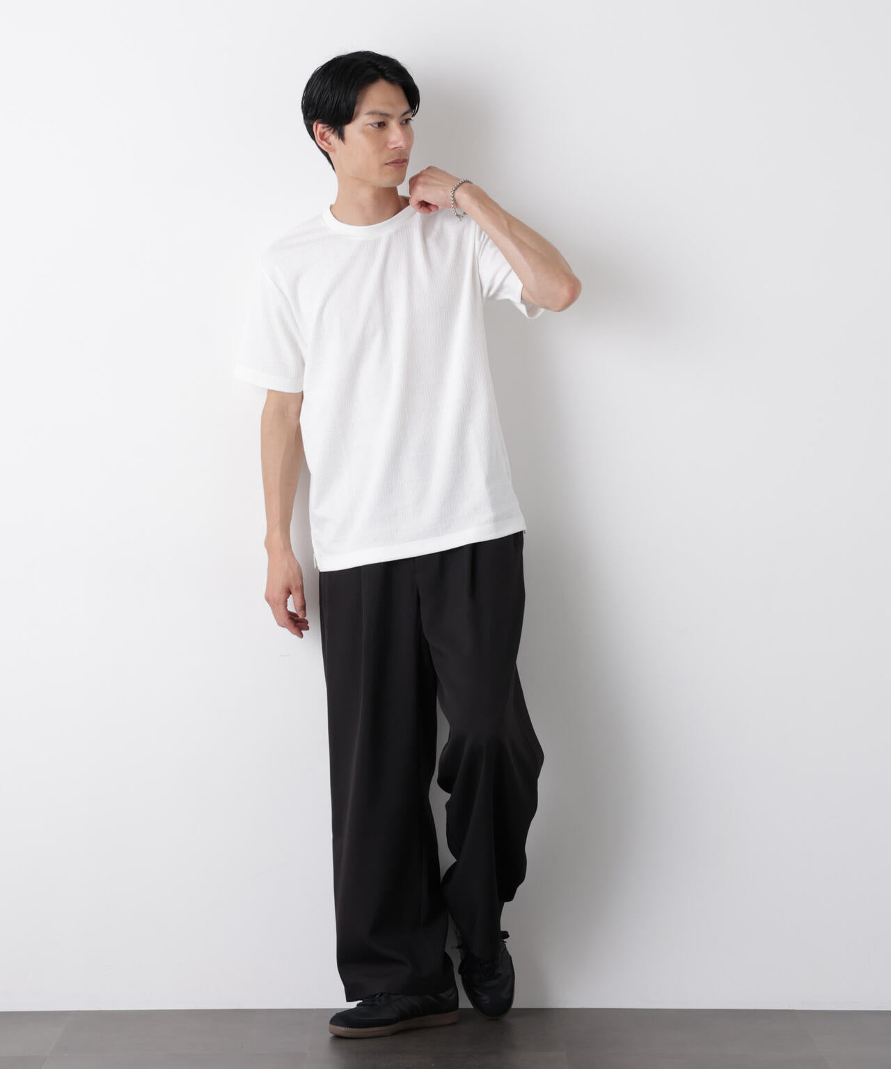 ストレッチジャガードTシャツ 半袖
