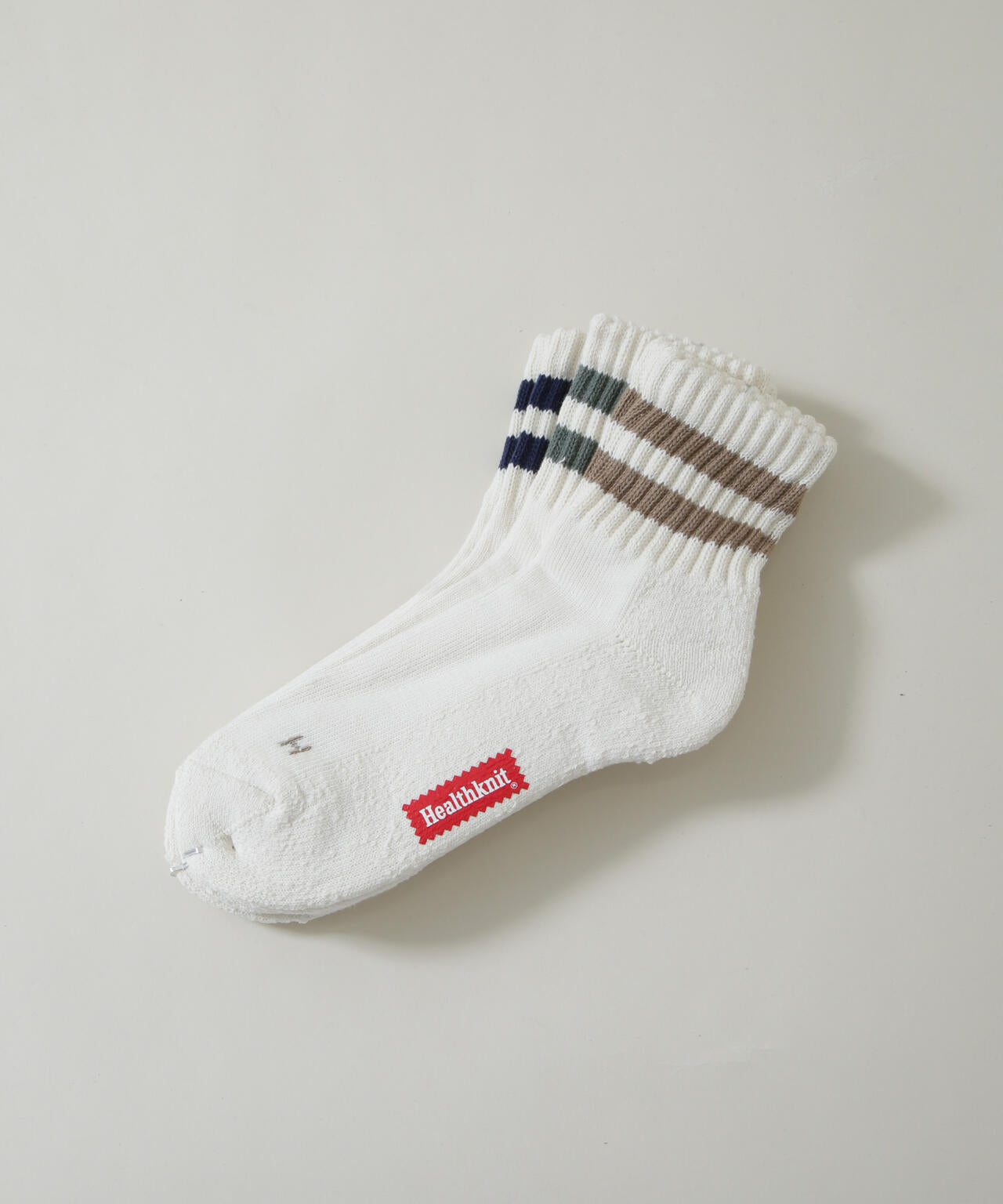 Healthknit/シンカー2本ライン ソックス 3足SET