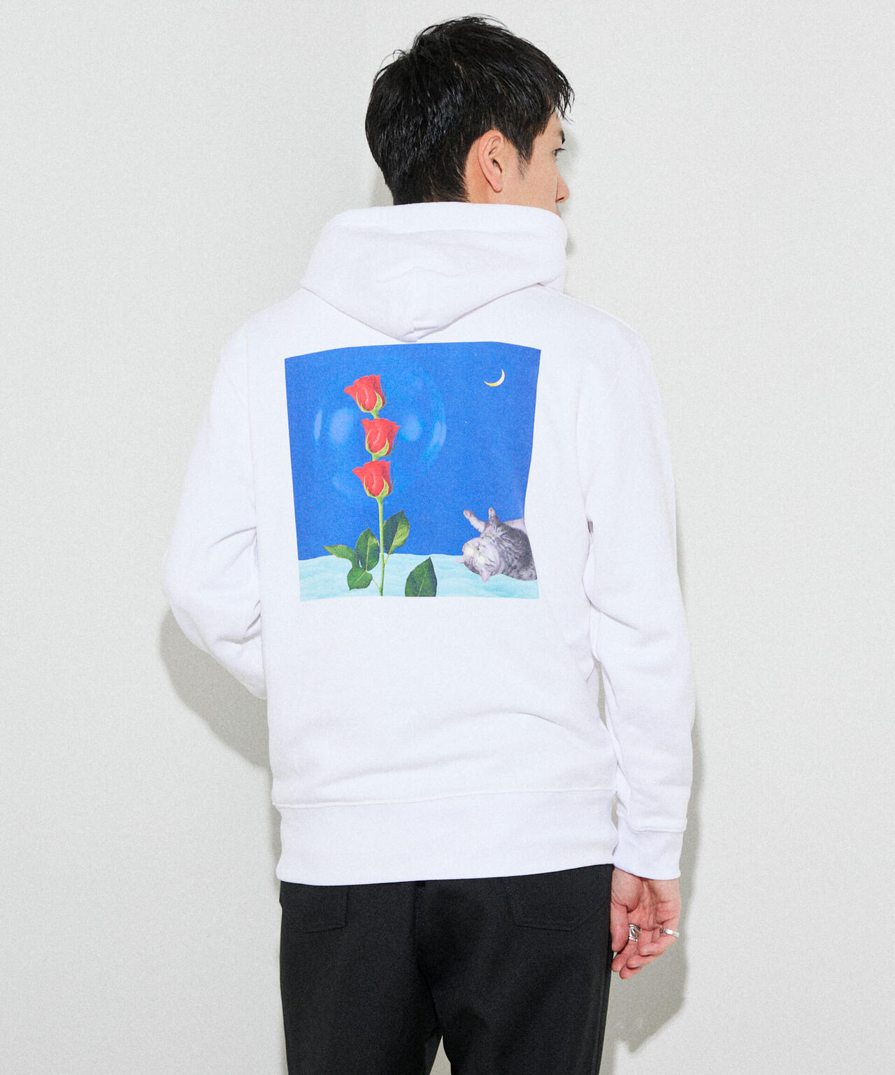 「とんだ林蘭×NANO universe」 フードパーカー
