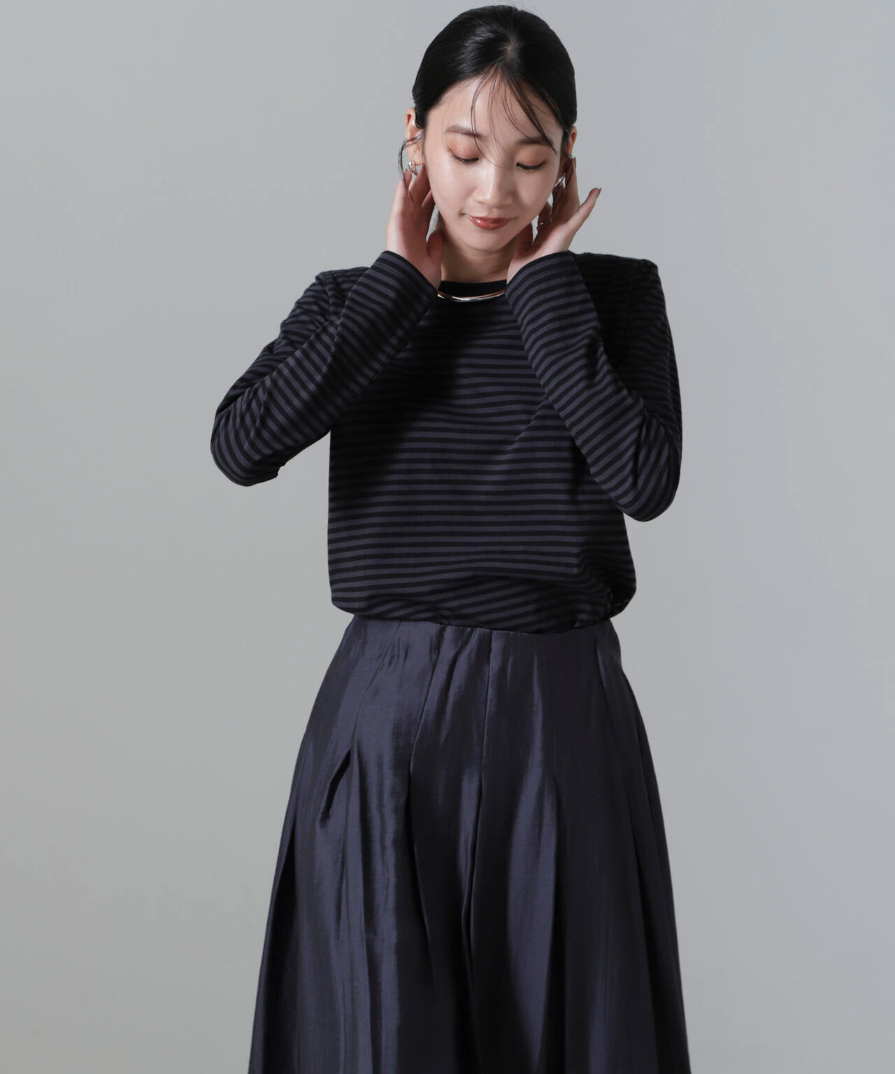 ボーダーロングスリーブTシャツ