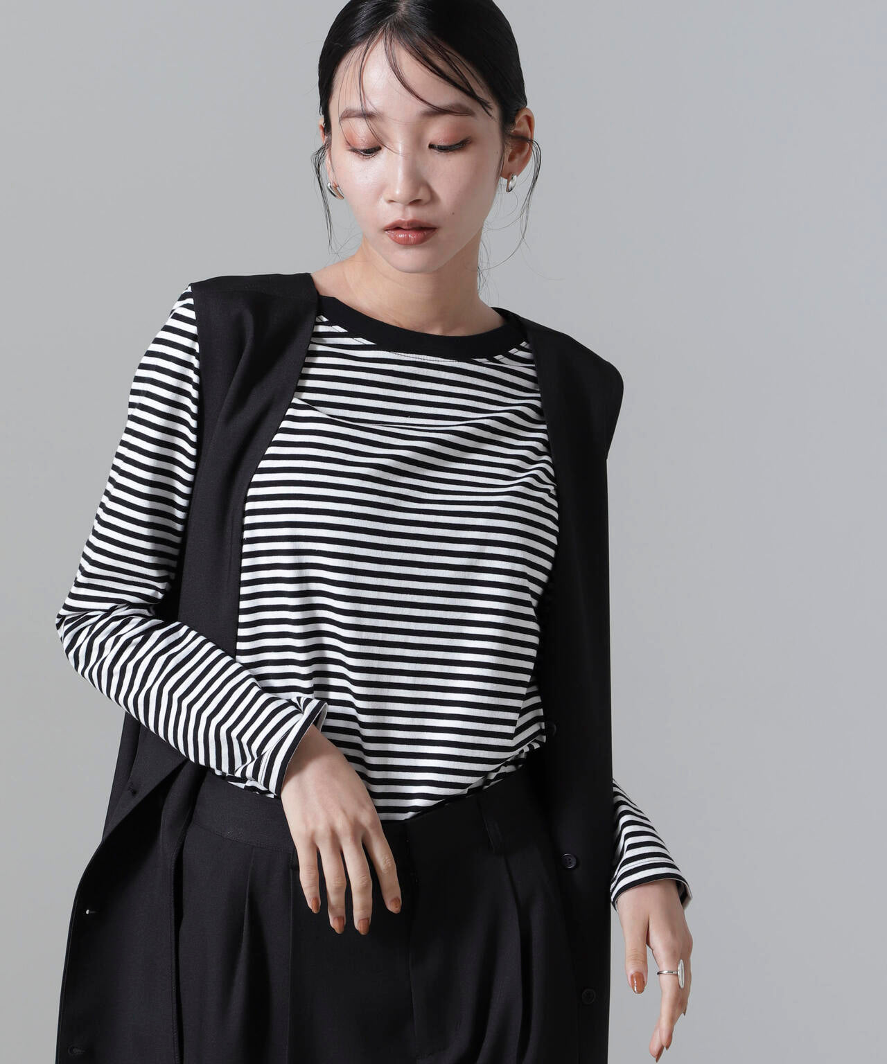 ボーダーロングスリーブTシャツ