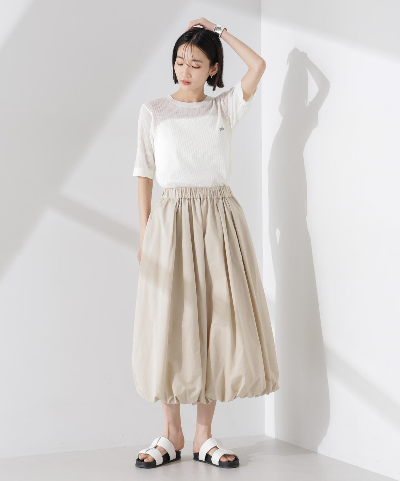 PENNEYS別注TheFOXシアーリブニットトップス