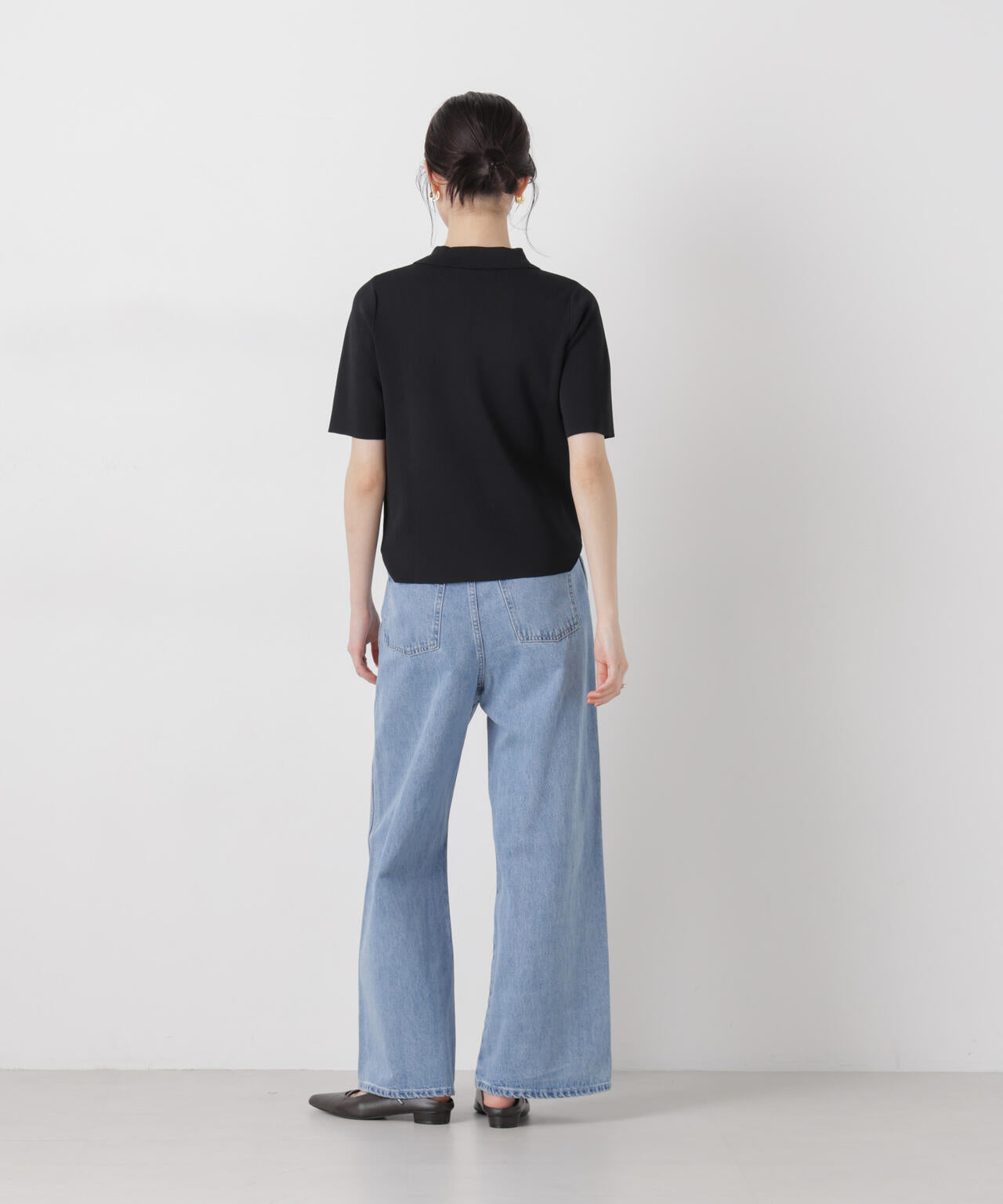 ワイドバギーデニムパンツ