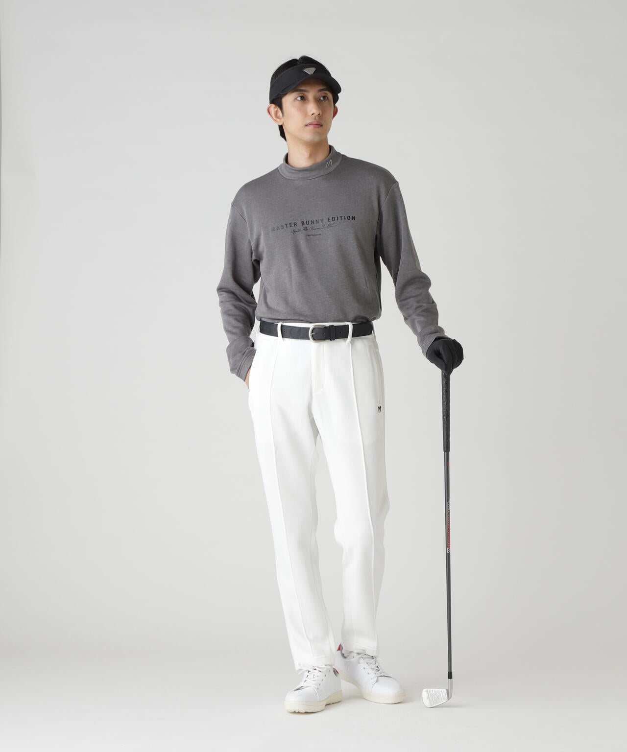 【岩井ツインズコラボカラーあり】スーパーストレッチ裏起毛長袖ハイネックカットソー