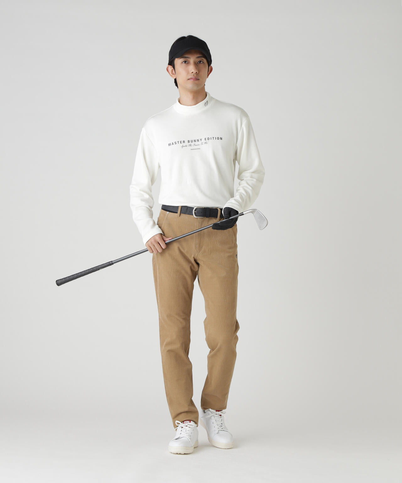 【岩井ツインズコラボカラーあり】スーパーストレッチ裏起毛長袖ハイネックカットソー