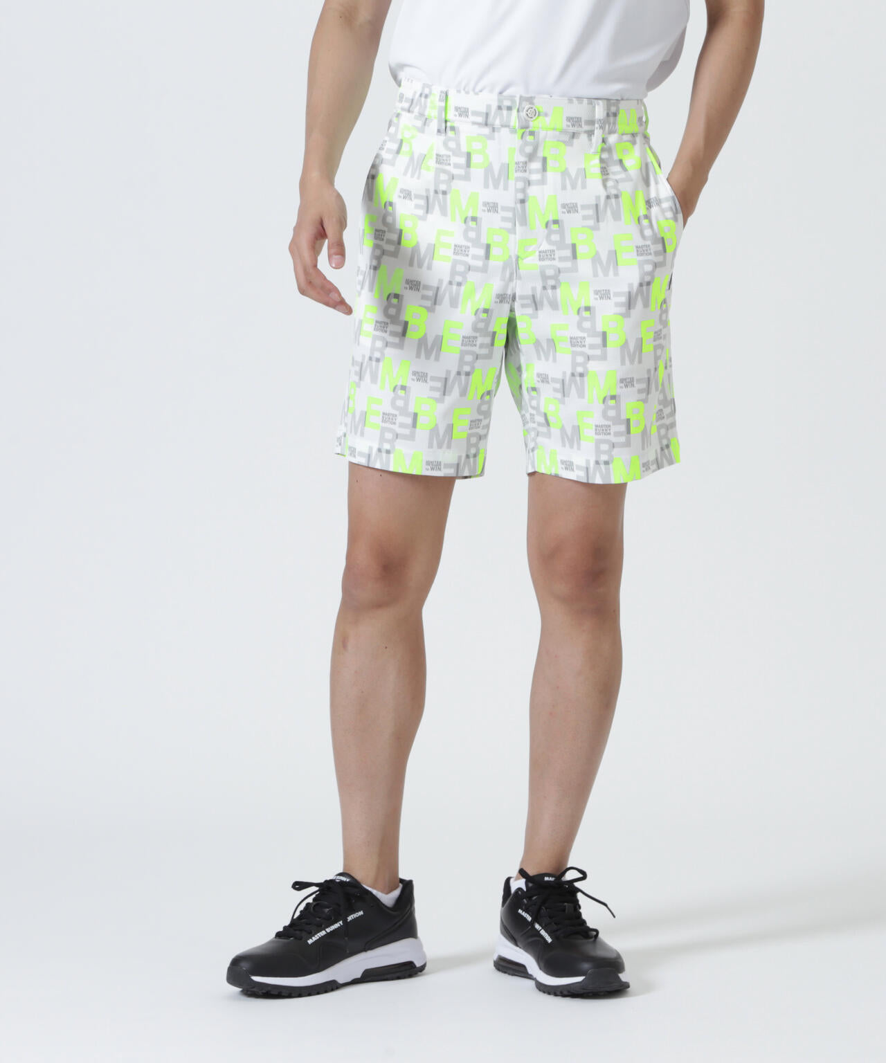 MBEプリントドビーストレッチショートパンツ