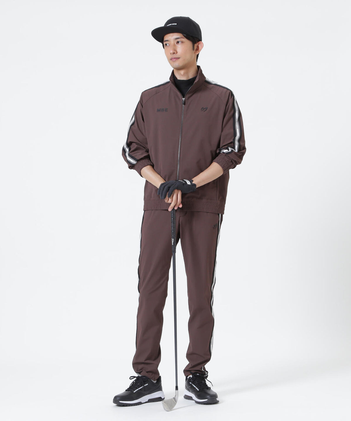 ドビー凹凸ストライプパンツ (MENS)