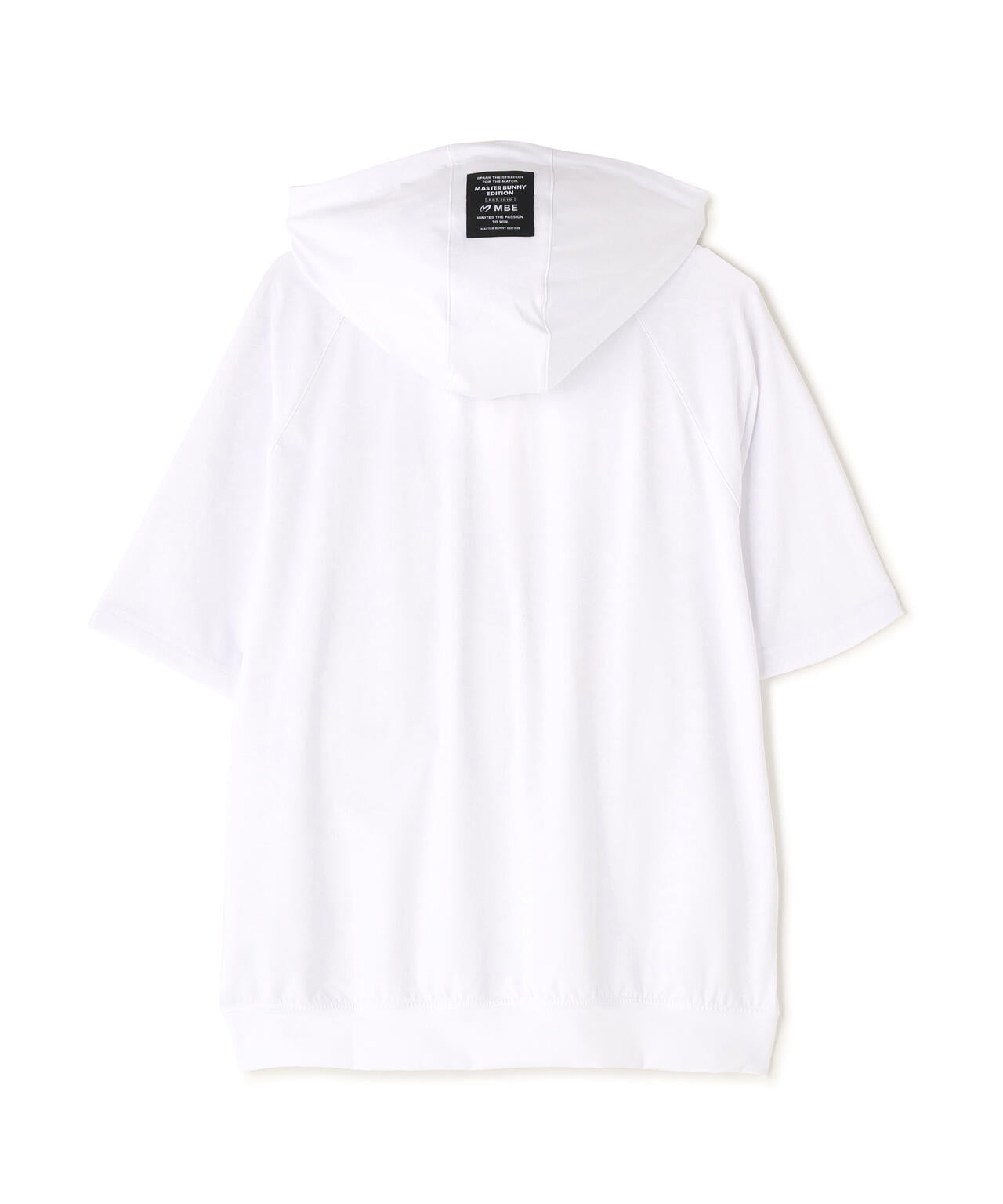 Nyベアムース半袖ハーフジップフーディプルオーバー (MENS)