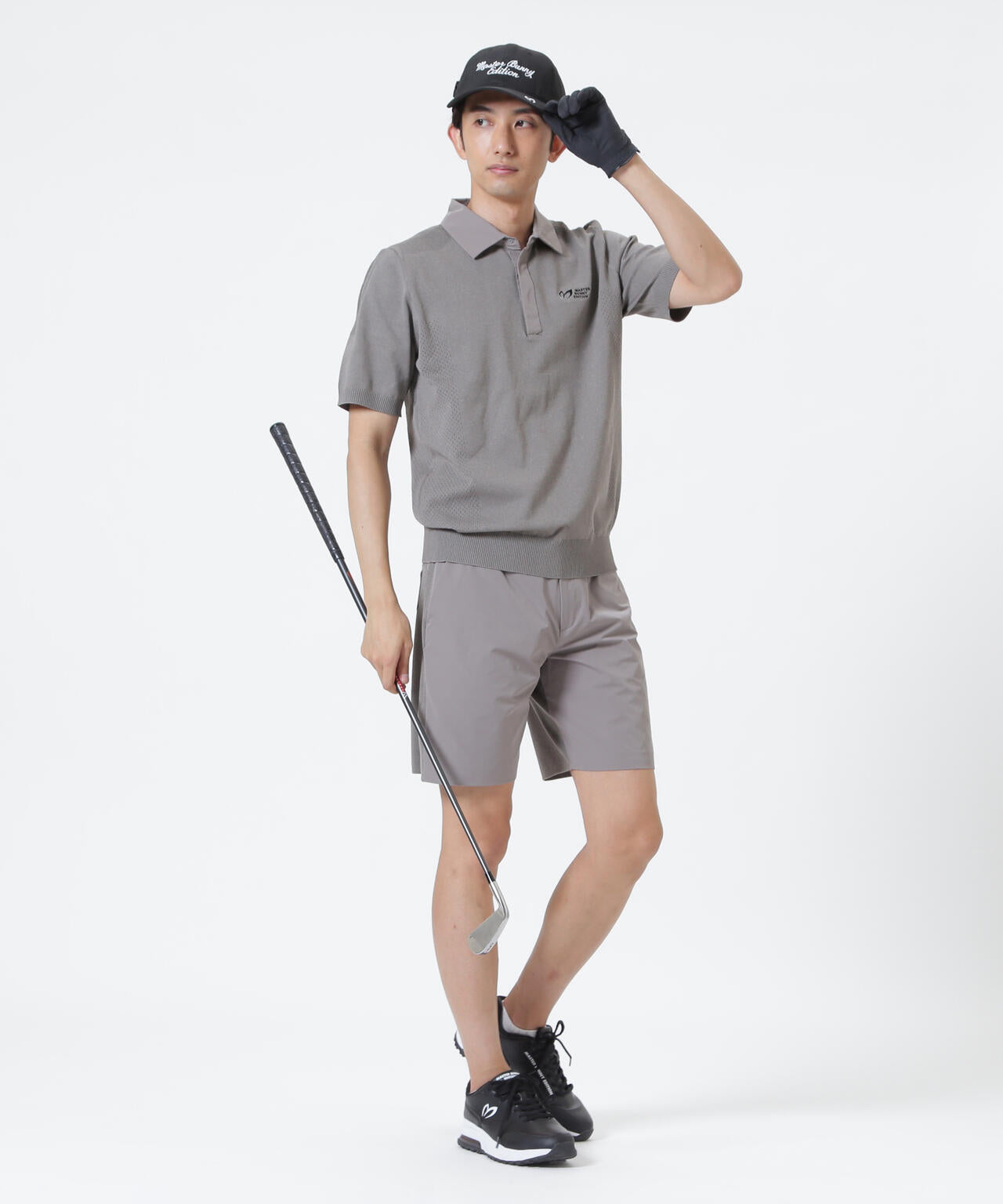 布帛衿ポロニット (MENS)