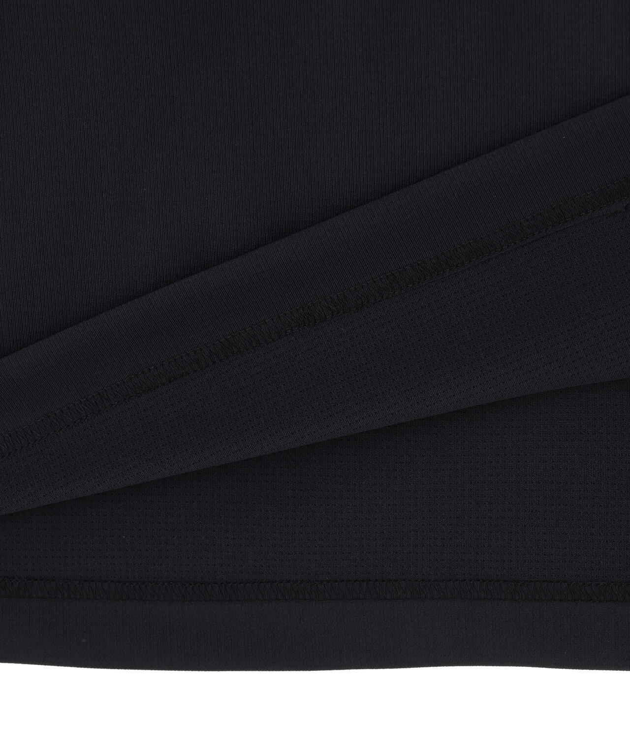 トリコットメッシュ半袖モックネックワンピース (WOMENS)