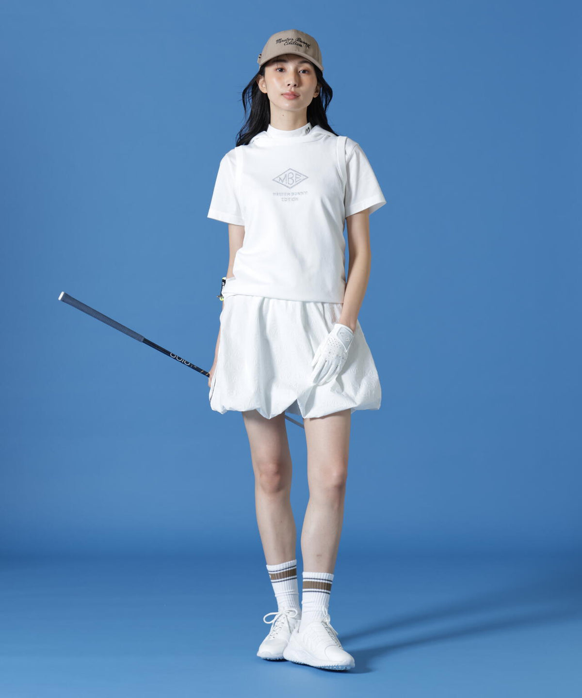 MBEエンボス柄スカート (WOMENS)