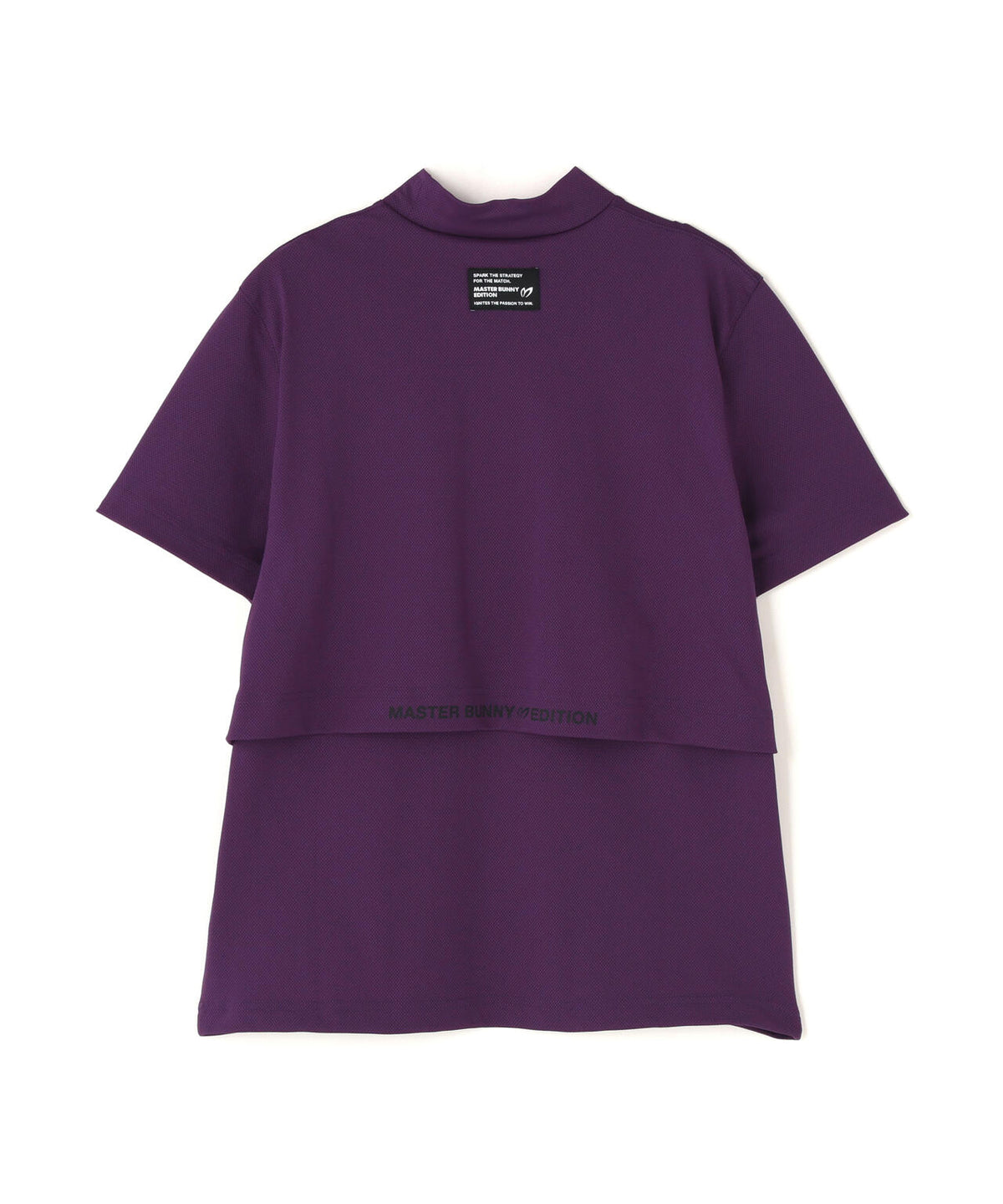 トリコットメッシュ半袖ハイネックカットソー (WOMENS)