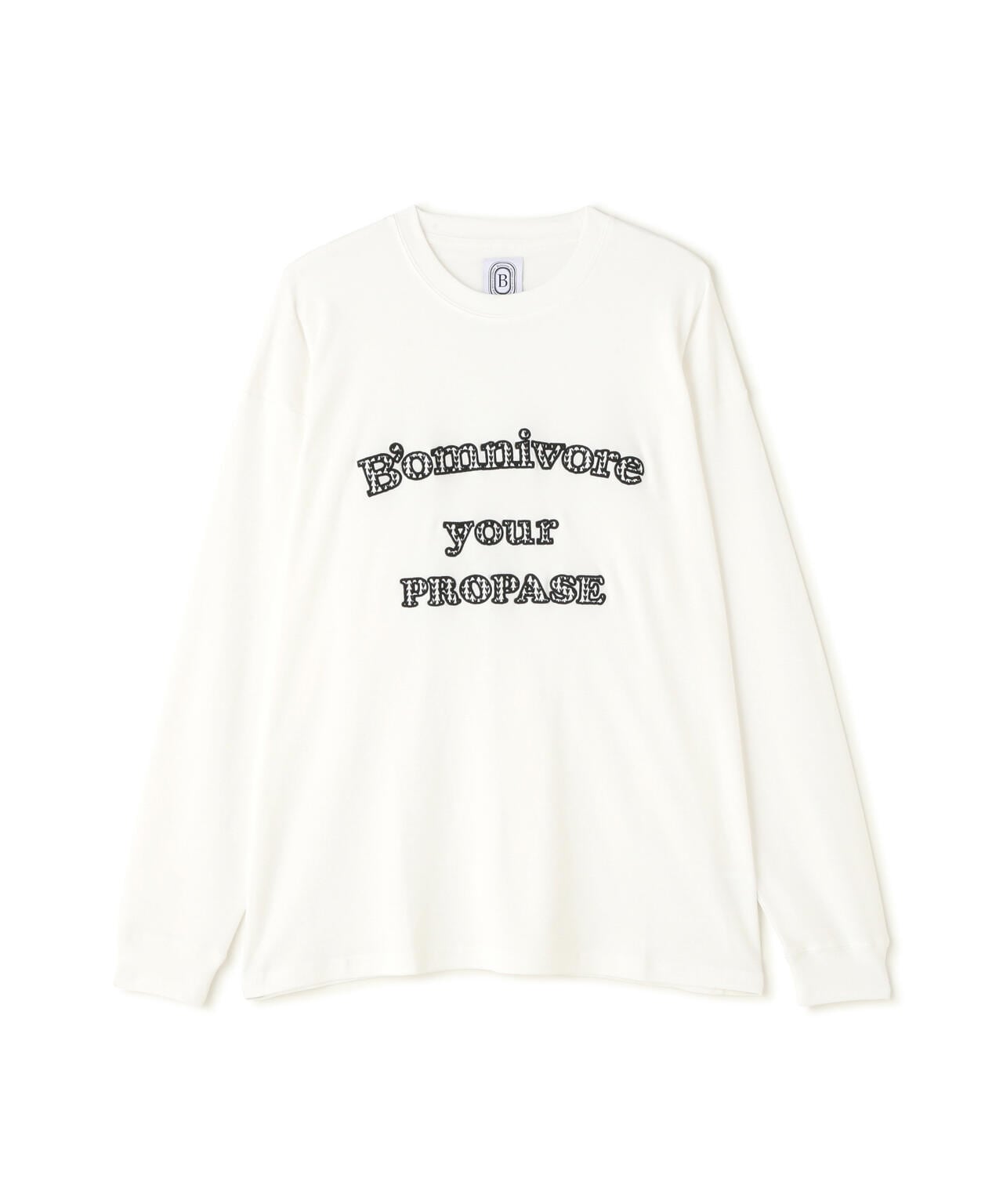 B omnivore/ビーオムニボー propase L/S Tee