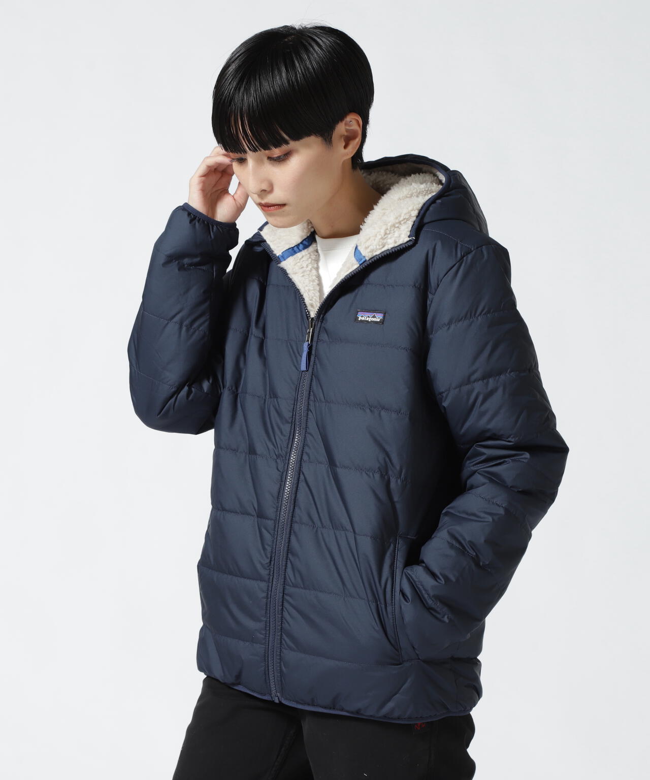 Patagonia/パタゴニア キッズ・リバーシブル・レディ・フレディ・フーディ 68095