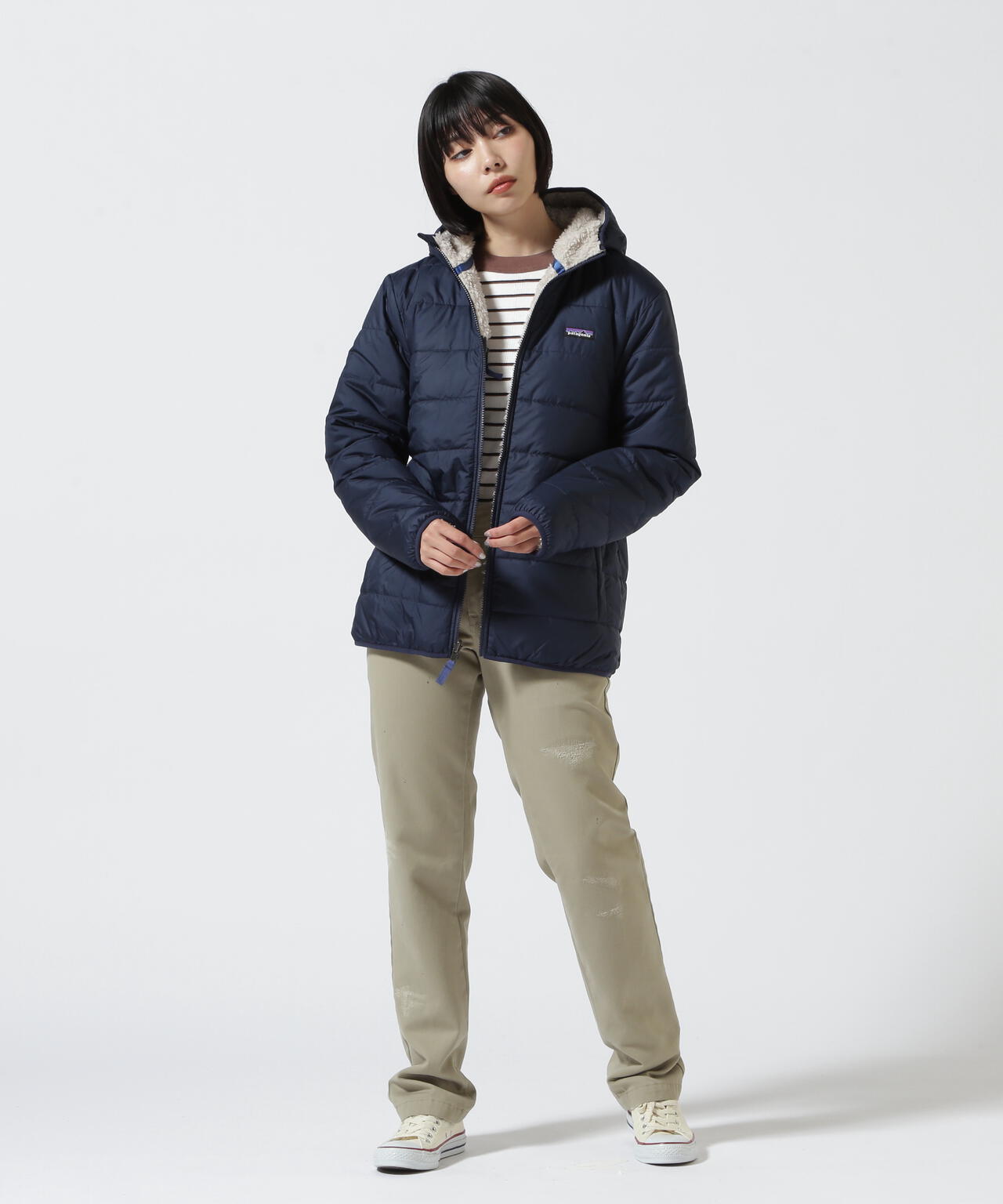 Patagonia/パタゴニア キッズ・リバーシブル・レディ・フレディ・フーディ 68095