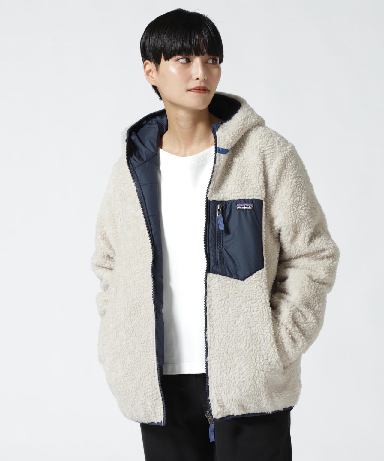 Patagonia/パタゴニア キッズ・リバーシブル・レディ・フレディ・フーディ 68095