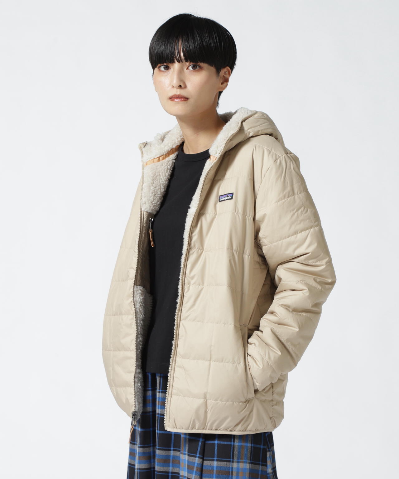 Patagonia/パタゴニア キッズ・リバーシブル・レディ・フレディ・フーディ 68095