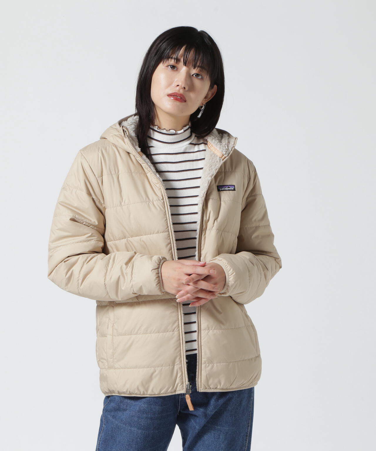 Patagonia/パタゴニア キッズ・リバーシブル・レディ・フレディ・フーディ 68095