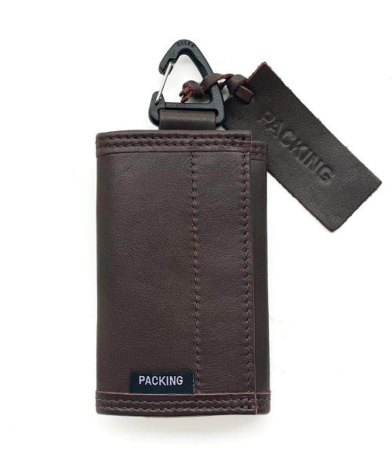PACKING/パッキング LEATHER COMPACT WALLET PA-028