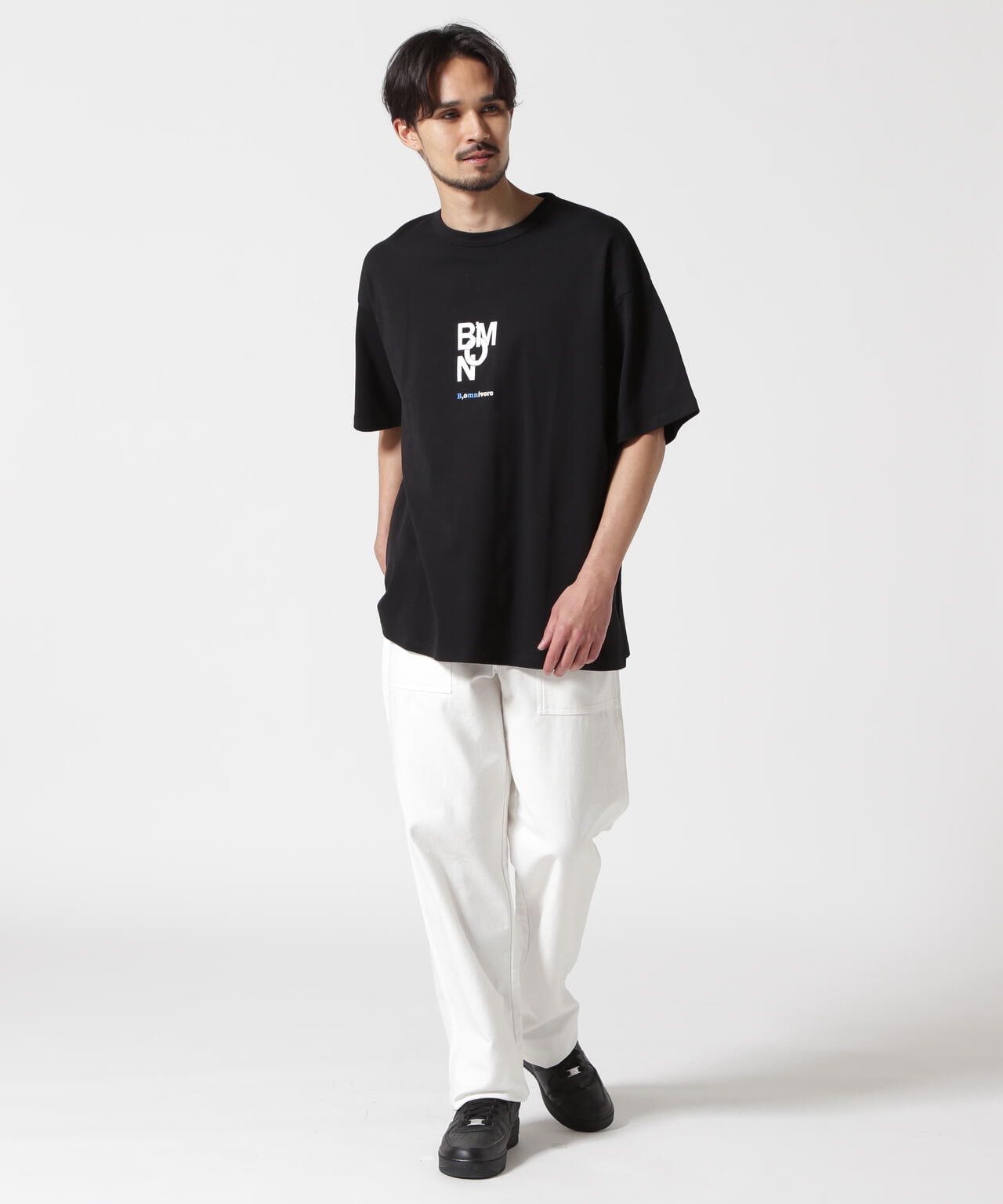B omnivore/ビーオムニボー BMN S/S Tee