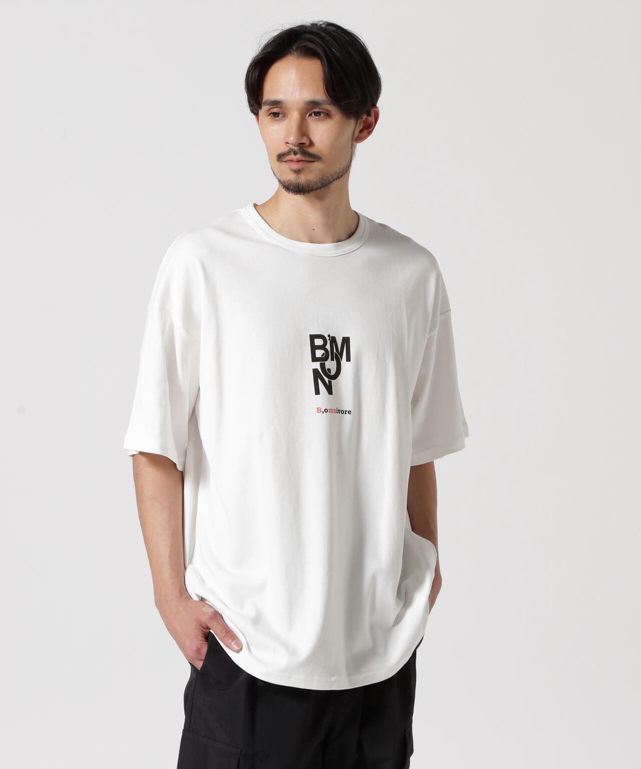 B omnivore/ビーオムニボー BMN S/S Tee