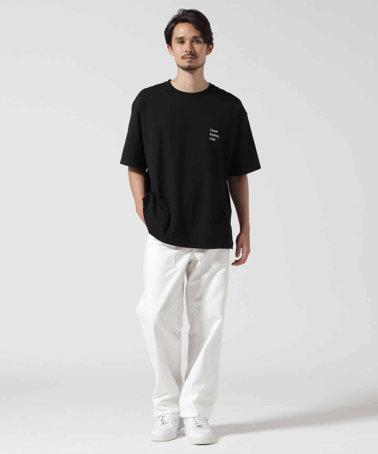 Chaos Fishing Club LOGO CREW NECK T-SHIRT