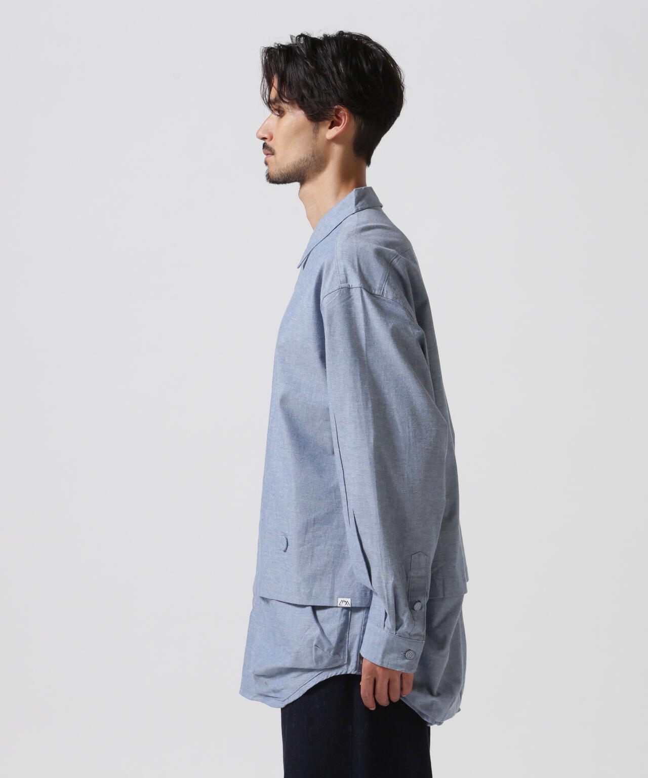 CMF OUTDOOR GARMENT/シーエムエフ アウトドアガーメント 別注newspaper shirt