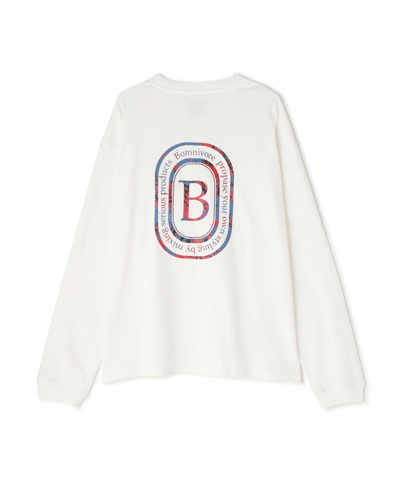 B omnivore/ビーオムニボー L/S FLOCKY LOGO